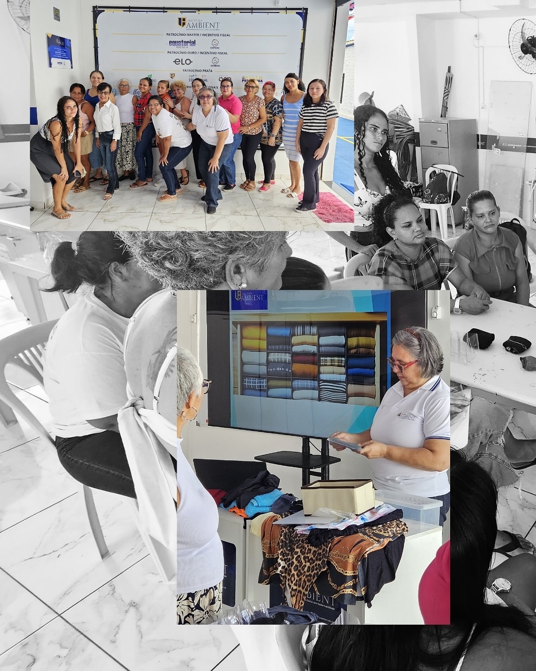 Hoje foi dia de organização e criatividade no Instituto Ambient! 💡
